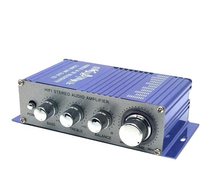 HY2002 power amplifier car, computer MP3 high power motorcycle 12V mini power amplifier HY-2002