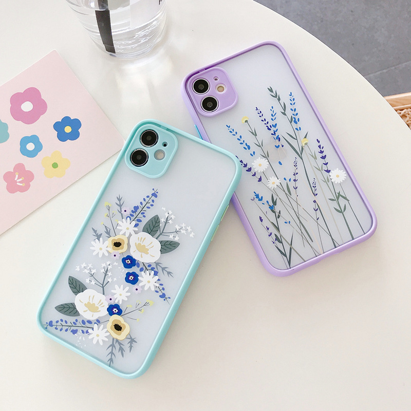 Hot Sell Smoke Phone Case Flower 2 In 1 Hard Mobile Shell Cover For Iphone 11 12 Pro Max 13 Pro Max