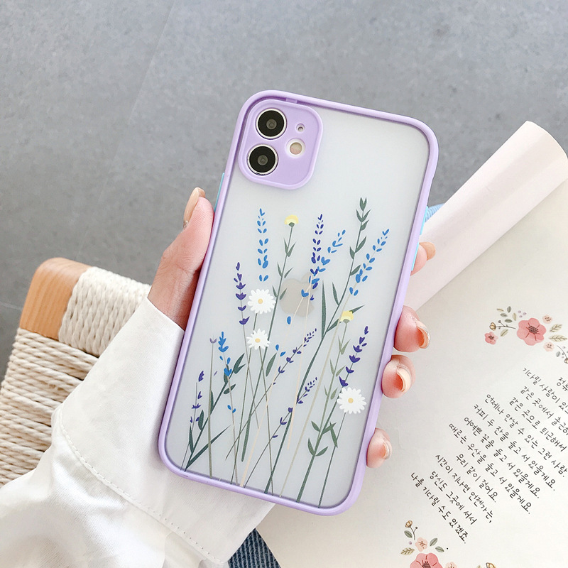 Hot Sell Smoke Phone Case Flower 2 In 1 Hard Mobile Shell Cover For Iphone 11 12 Pro Max 13 Pro Max