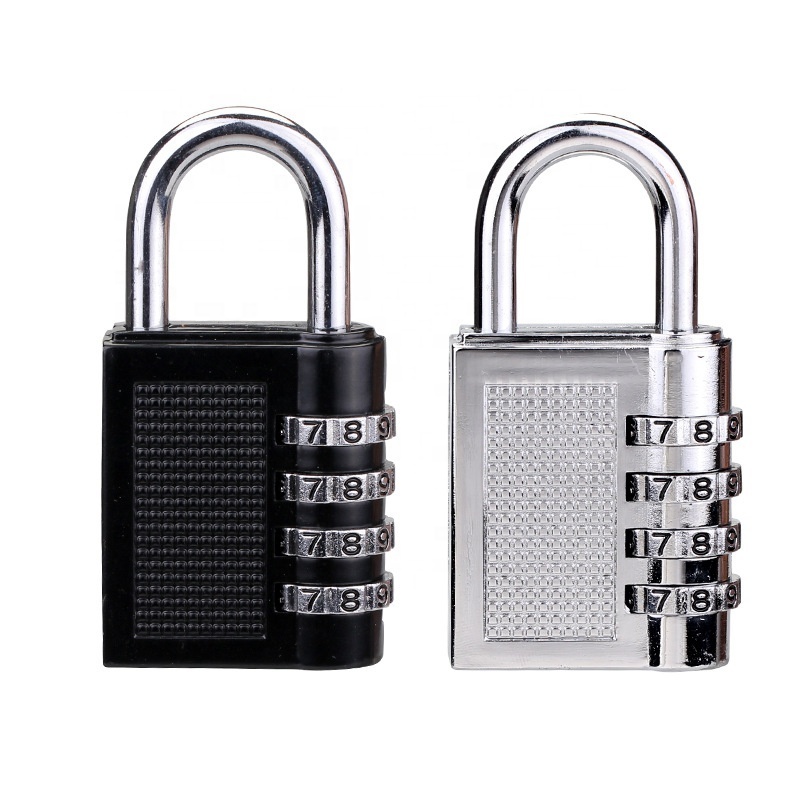 Fast delivery 4 digits dial heavy duty combination padlock lock for gym cheap price