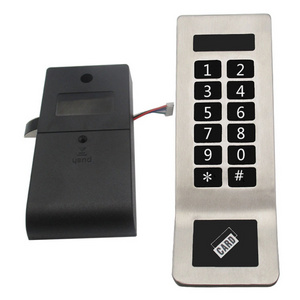 Keypad electronic password digital cabinet locker door lock with RFID master key