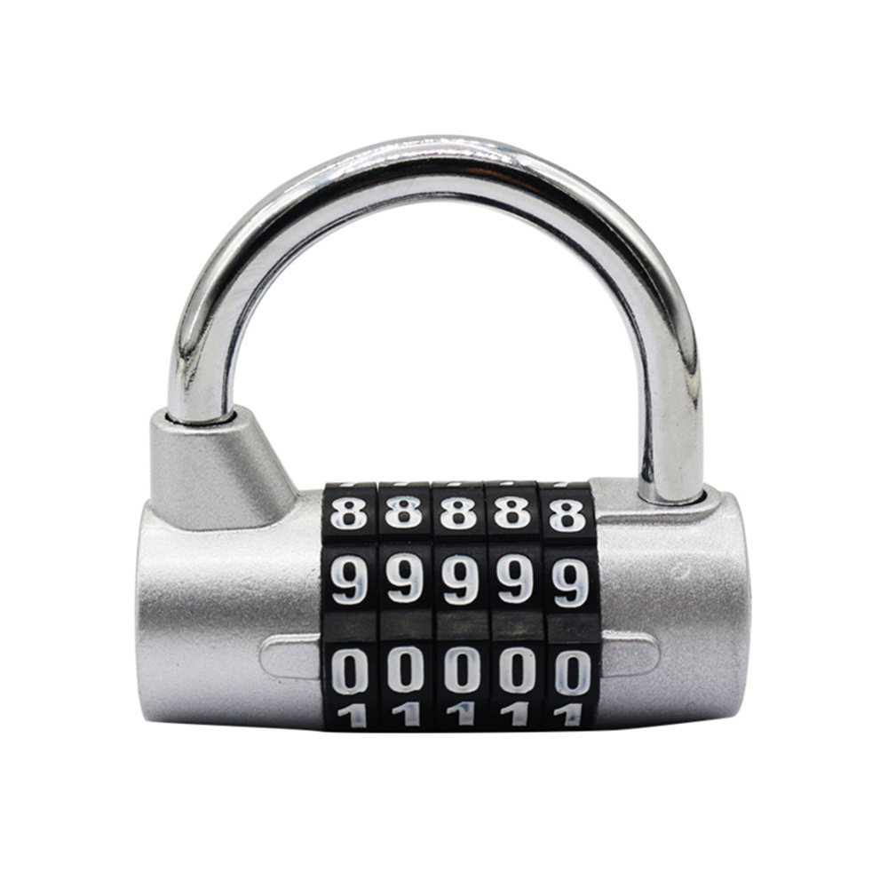 Large size 5 digit combination padlock outdoor padlock