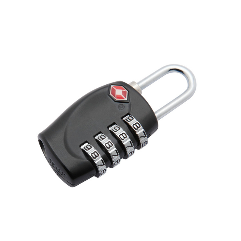 4 digits combination TSA approved luggage lock TSA cable lock