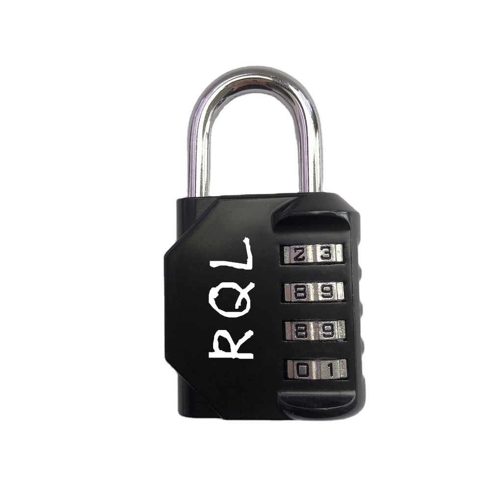 Custom LOGO 4 wheels code combination padlocks for gym locker