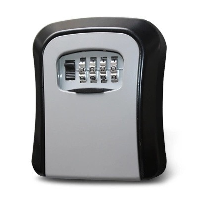 4 digital key lock box mini safe wall mount combination box for key storage