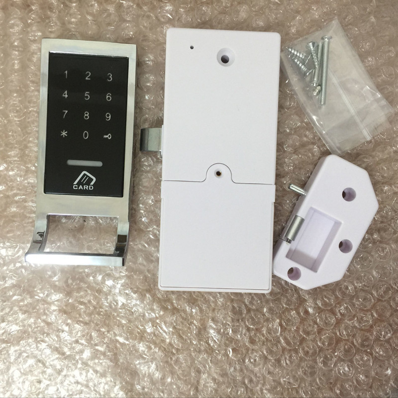 Hotel RF lock cabinet keypad digital locker lock sauna locker lock with wristband card reader