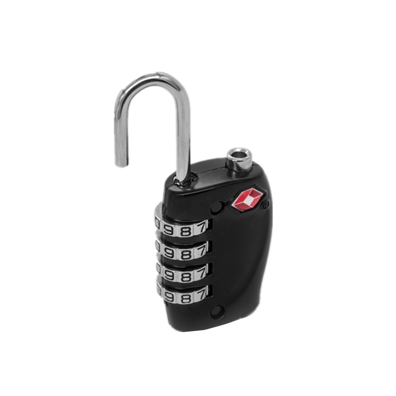 4 digits combination TSA approved luggage lock TSA cable lock