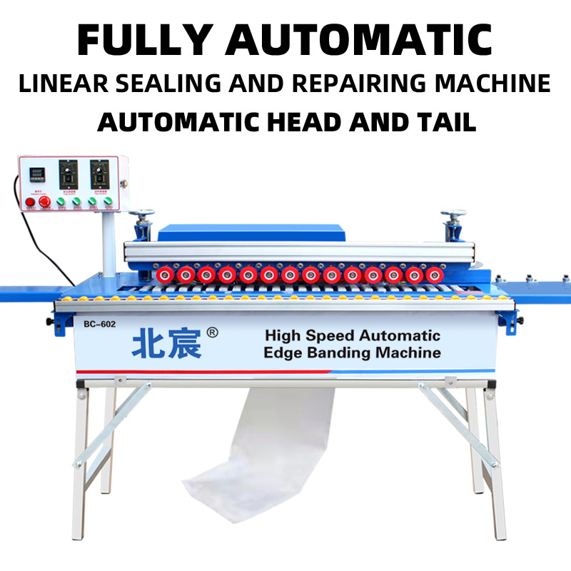 Factory sale High quality automatic edge banding machine for wood furniture PVC edge bander straight and curve DW602