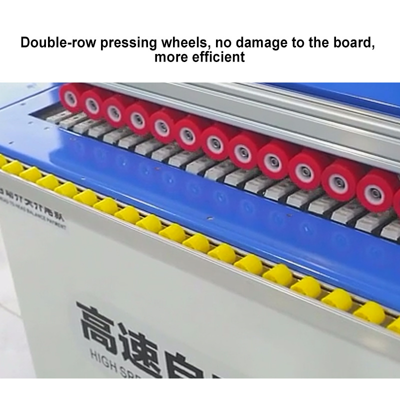 Mdf hot press machine DW702 edge binding machine automatic Double Sided edge banding machines china