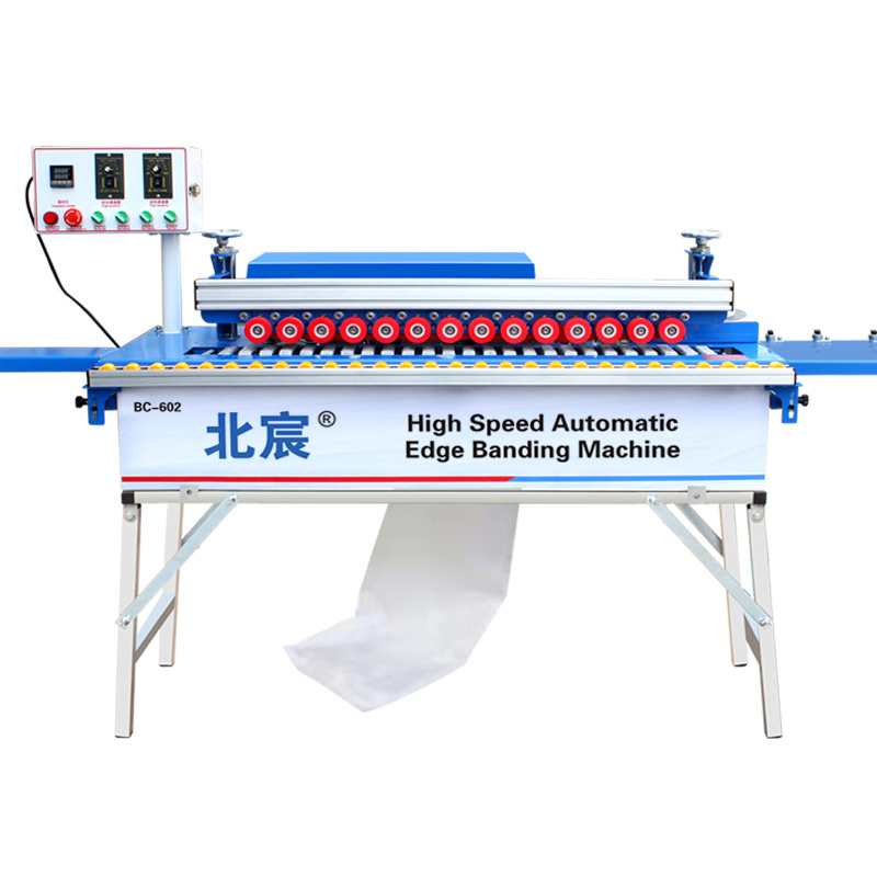 Factory sale High quality automatic edge banding machine for wood furniture PVC edge bander straight and curve DW602