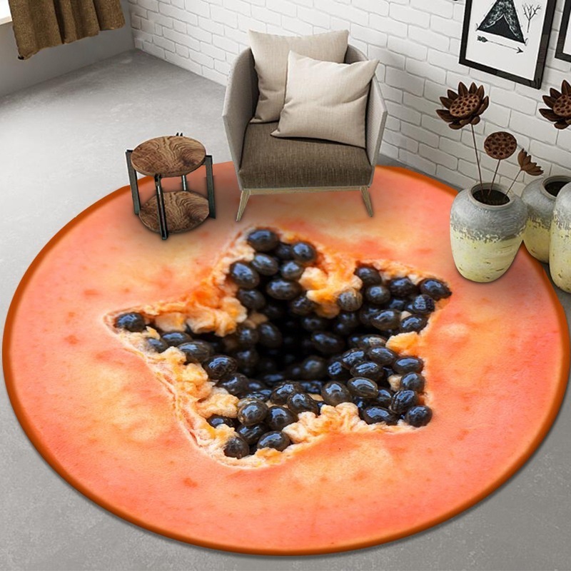 Custom Plush Floor Mats Round 3d Carpet For Bedroom Living Room New Area Rug Carpet