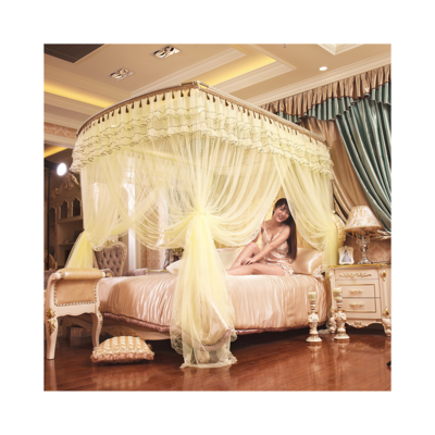 High Quality Home Anti Mosquito Nets Bed Canopy Retractable Folding Mosquito Net For King Queen Size