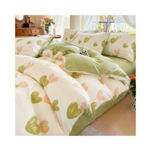 100% Cotton Bedding Printed Bed Sheet Wholesale Cheap Duvet Cover Sets Customized Bedding Set