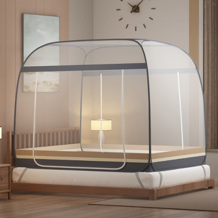 Wholesale Free Installation Pop Up Large Mosquito Net For King Size Bed