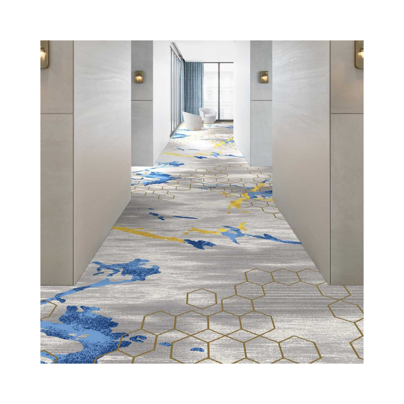 Luxury 5 Star Corridor Hotel Lobby Modern Design Carpet Axminster Carpet Wall To Wall Print Moquette Carpets Supplier