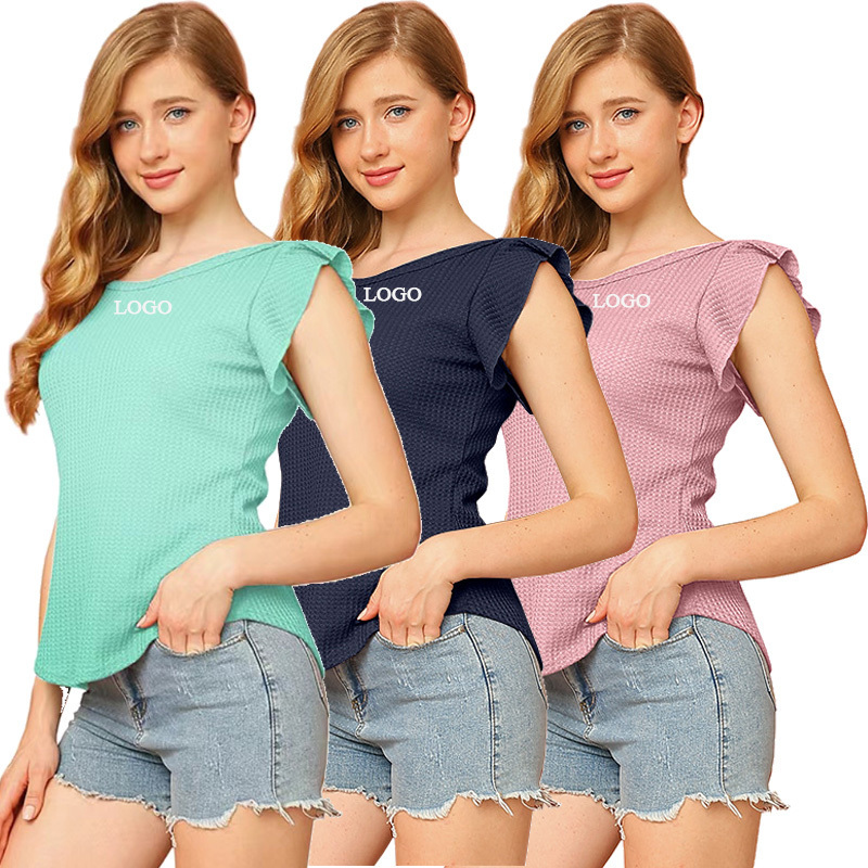 Summer New Hot Selling Women's Clothing New Fashion Short Sleeves  High Quality U-neck Casual Women T-shirt