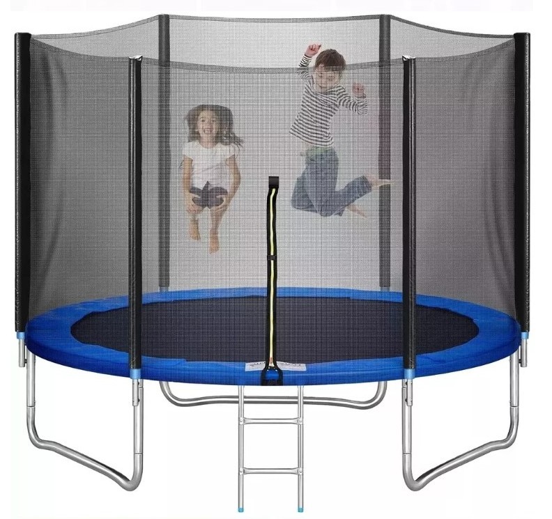 Children Rectangle Large Trampoline Garden Outdoor Fitness Rectangular Jumping Trampoline Bed Manufacturer Sale for Kids