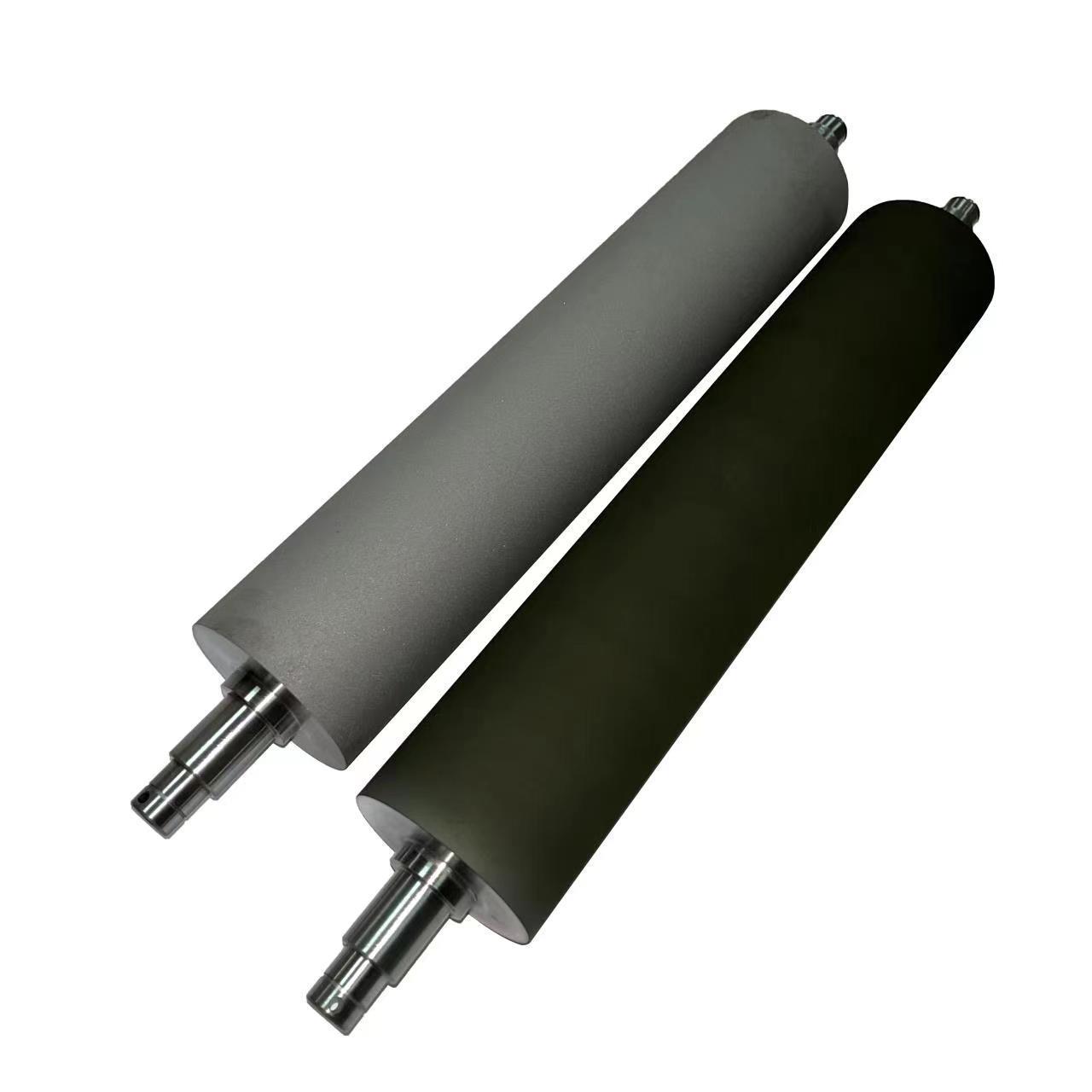 Ceramic anti sticking roller for flexo printing offset printing