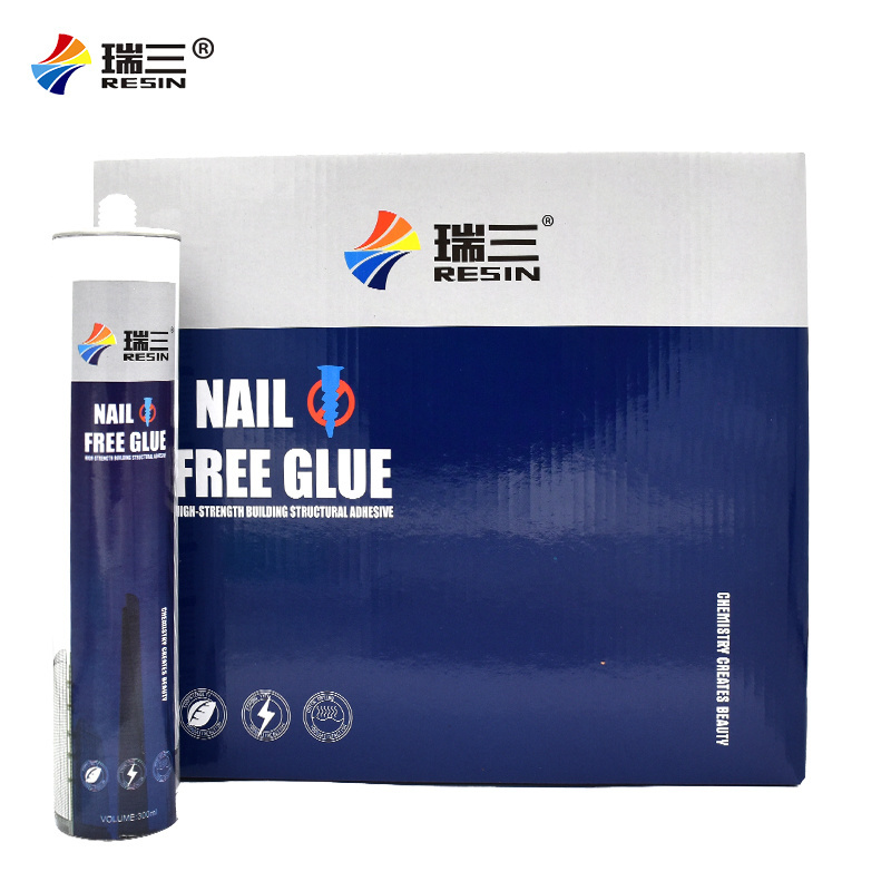 All Purpose Heavy Duty No More Nails Glue Adhesive Cement Liquid Nail Silicone Sealant for Wood Furniture Plaster Bonding