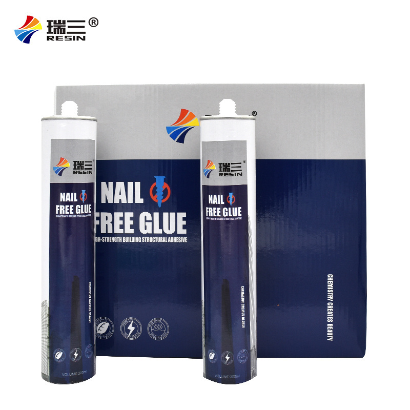 All Purpose Heavy Duty No More Nails Glue Adhesive Cement Liquid Nail Silicone Sealant for Wood Furniture Plaster Bonding