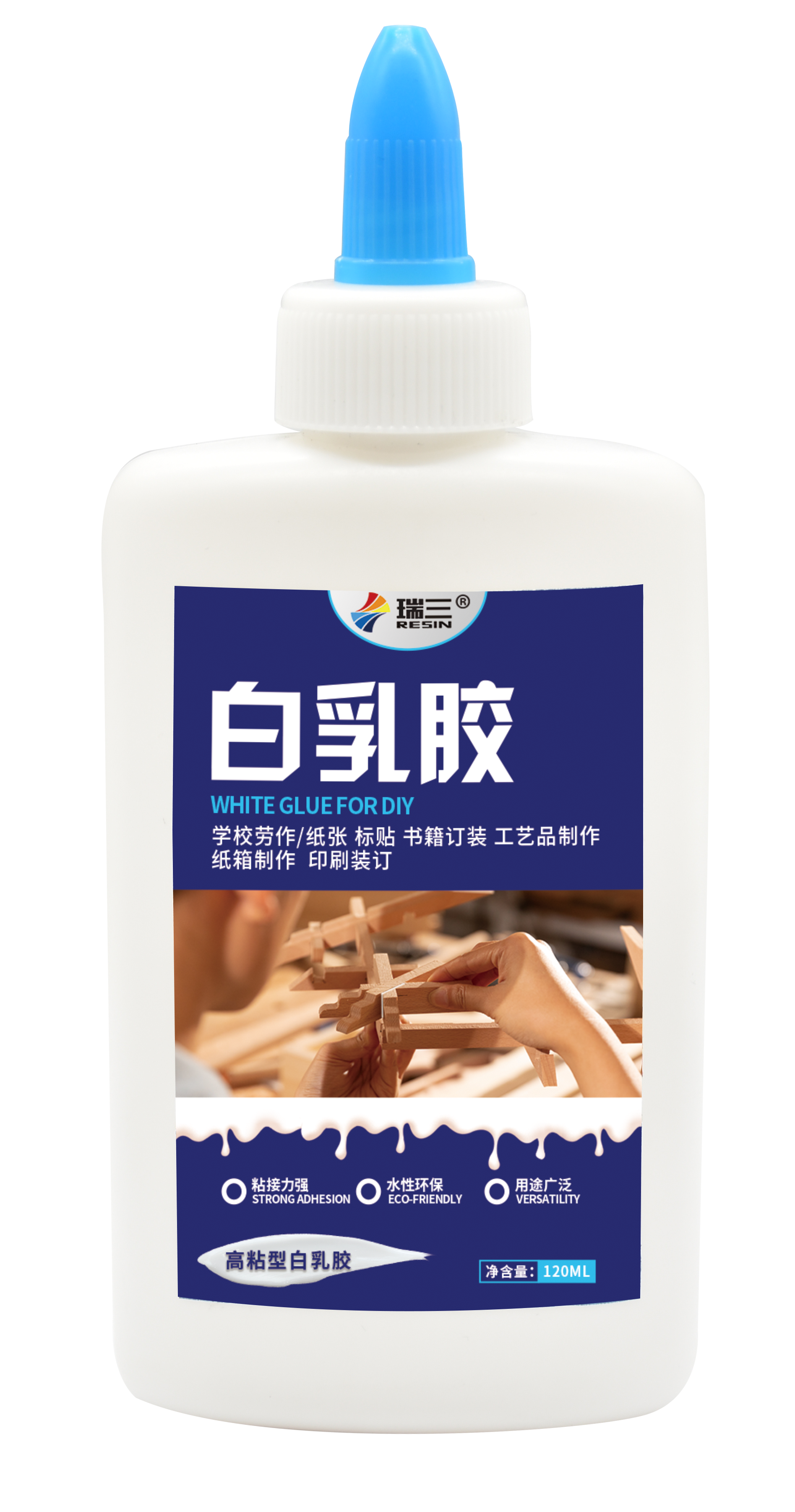 White Latex Glue Polyvinyl Acetate Emulsion 1Ton IBC Tank Pack Lowest price White Latex Glue