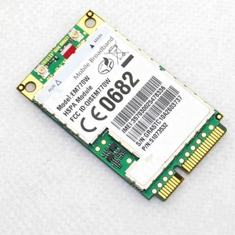 EM770W 3G 7.2Mbps WWAN WCDMA HSDPA Mini PCI-E Card Module