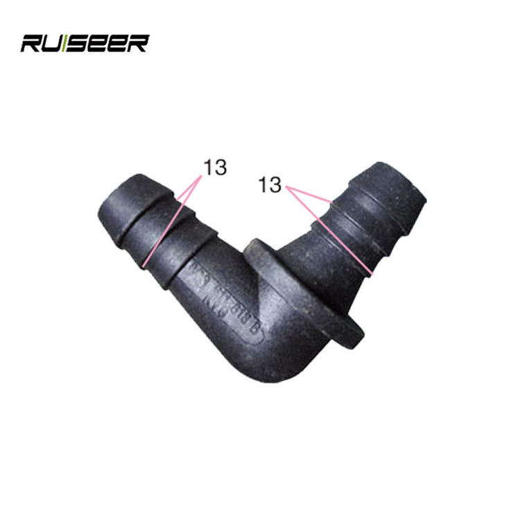 Auto Plastic Barb Hose Fitting Tee Connector 3mm 4mm 8mm 10mm 13.5mm 3-Way Hose Joint Tube T-Shape Pipe Fittings 10 Pcs