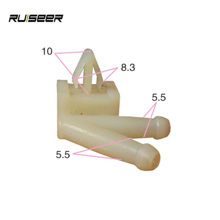 Auto Plastic Barb Hose Fitting Tee Connector 3mm 4mm 8mm 10mm 13.5mm 3-Way Hose Joint Tube T-Shape Pipe Fittings 10 Pcs