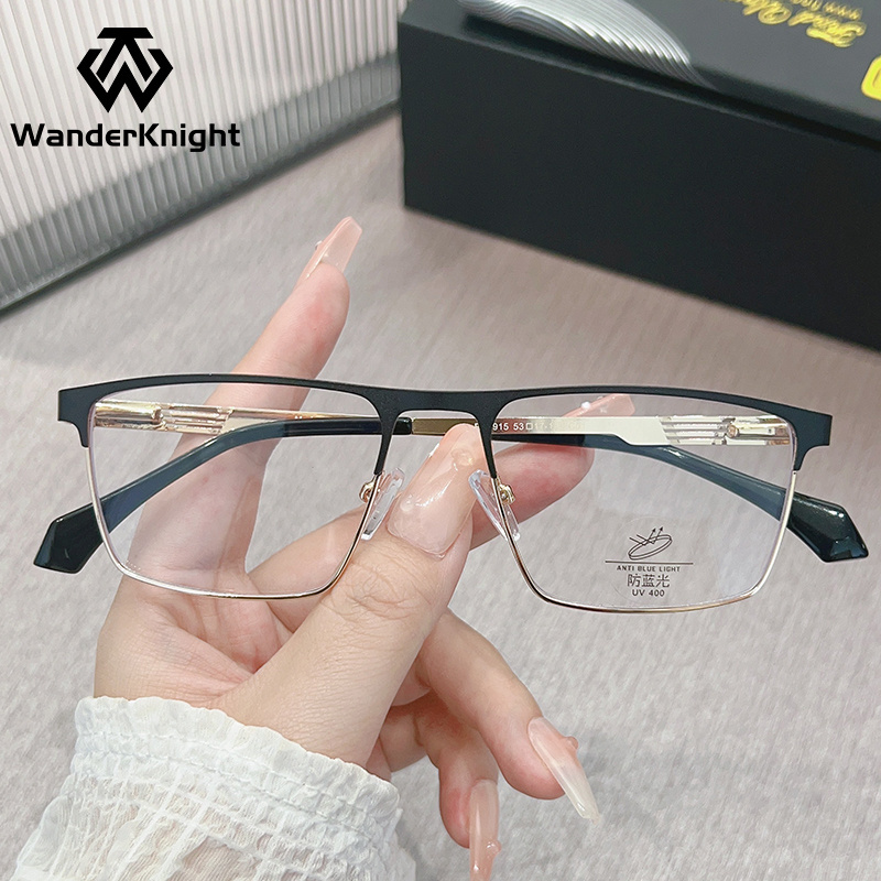 2024 New optical frames blue light blocking glasses Classic eyeglasses frames  lunettes photochromic and anti-blue bezel