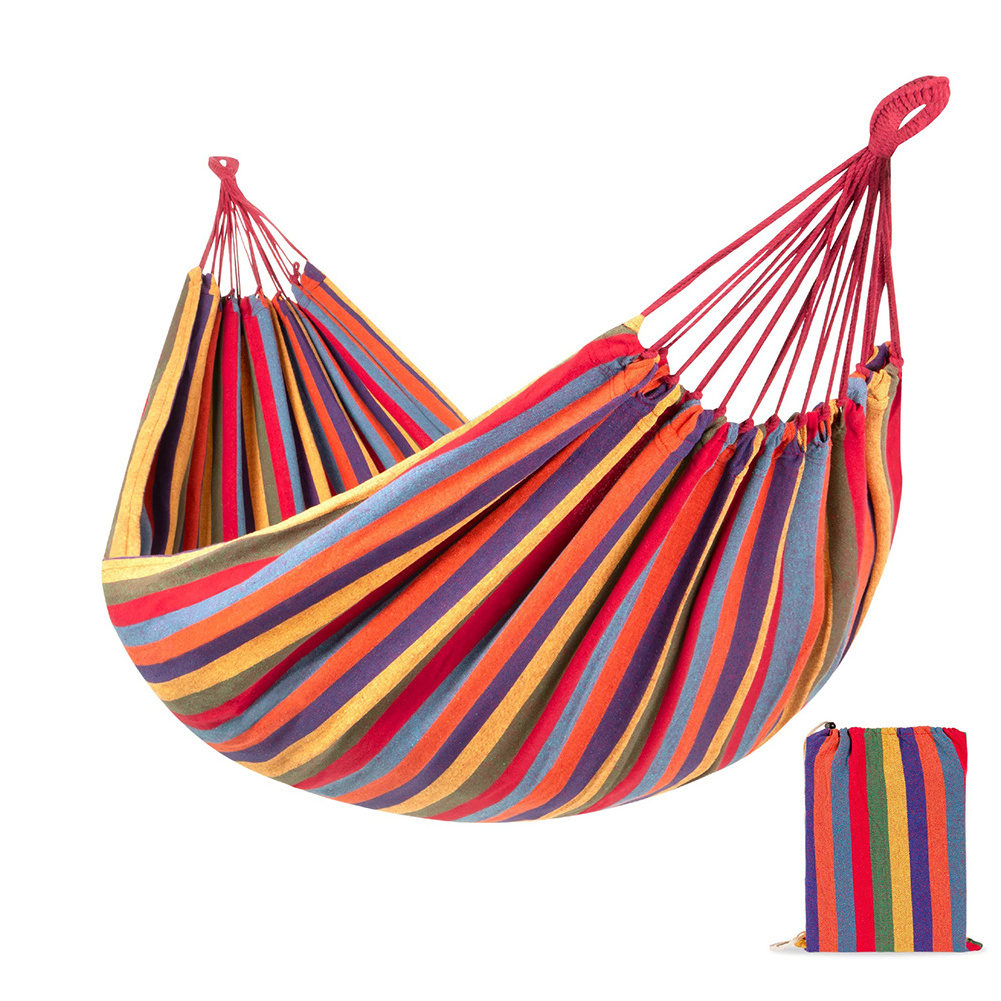 Rison Manufacturers Carries Hammock, Canvas Hammock Bed Folding Double Hanging Nylon Hammock