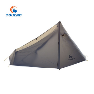 1 Person 20D Nylon 3 Season Hiking Tent with Lightweight