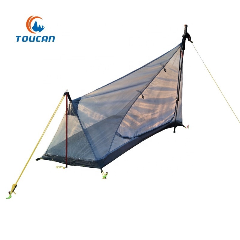 1 Person 20D Nylon 3 Season Hiking Tent with Lightweight