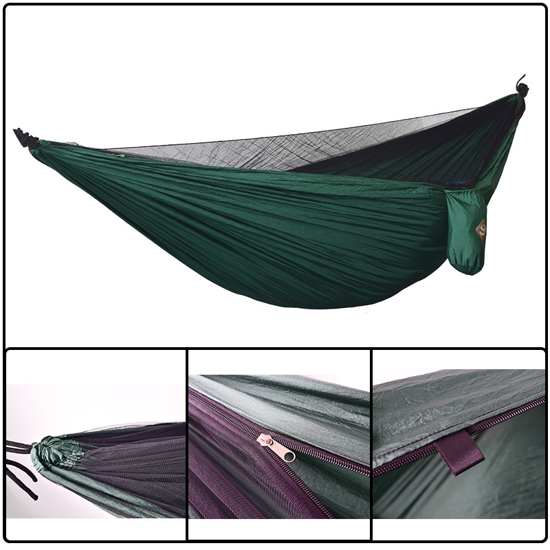 High Quality OEM Travel Hammock With Mosquito Net For Outdoor Camping