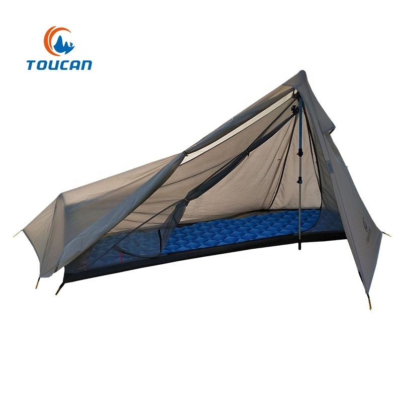 1 Person 20D Nylon 3 Season Hiking Tent with Lightweight