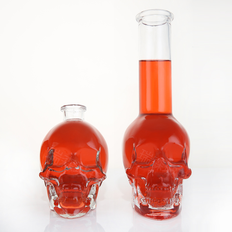 Manufacturers Skeleton decanter Glass skeleton decanter Whisky decanter bottle