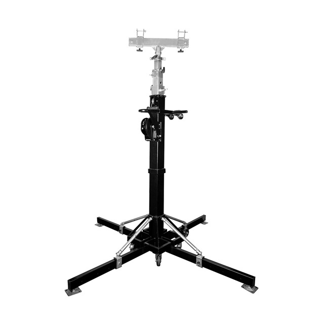 Mobile Lifting Telescopic Stand Of 6M Height Truss Stand with Speaker Adapter Tower