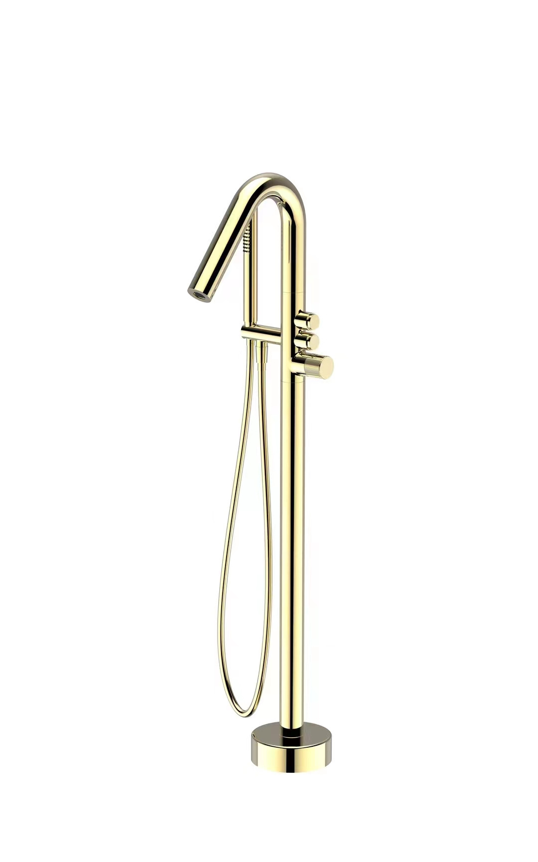 Floor Bathtub Faucet, Brass, Accept Customization