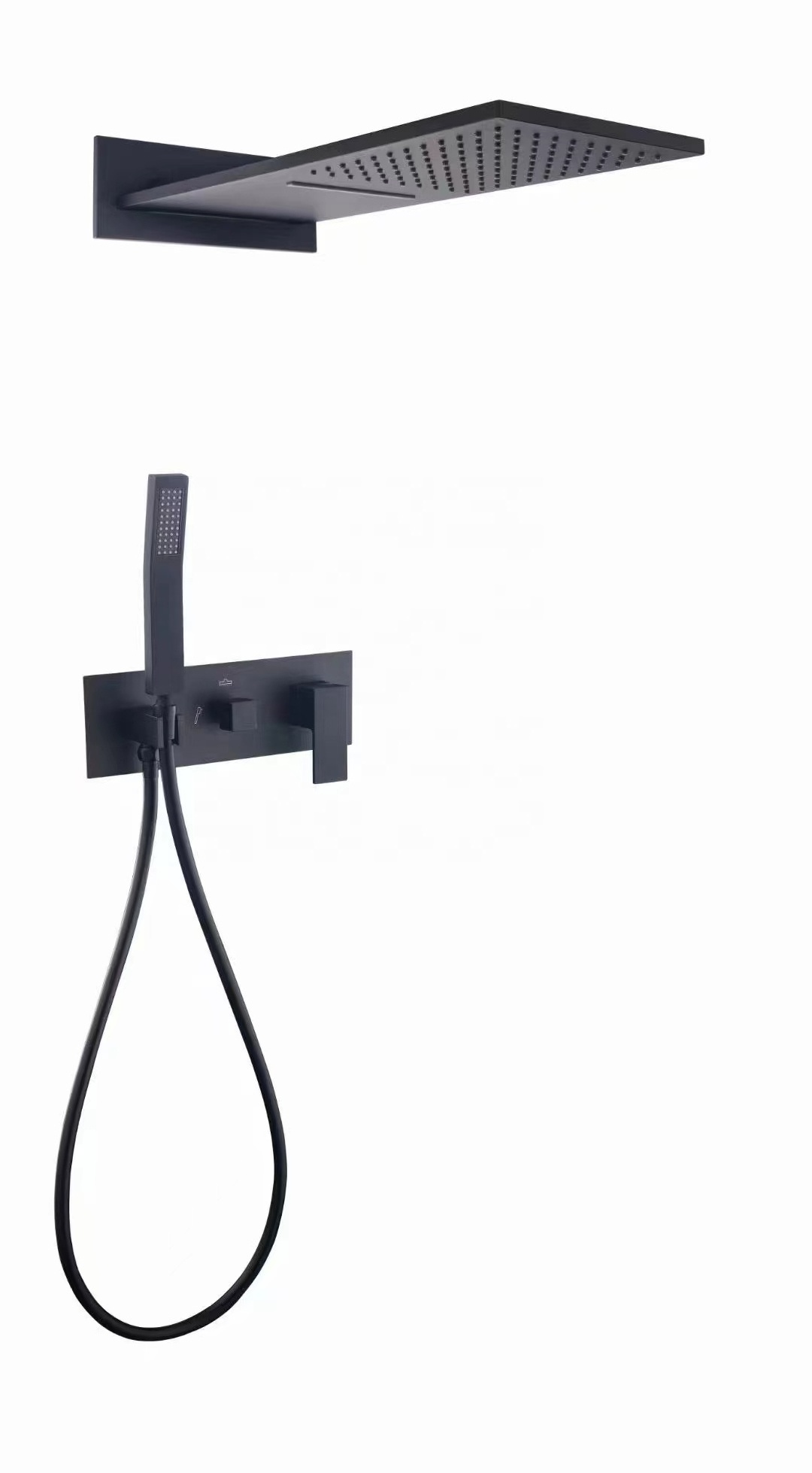 square black gold grey brass momali hotel bathroom rain shower concealed install bath shower faucet