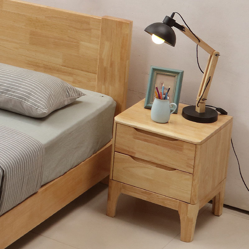 Chinese manufacturers directly sell retro style wooden bedside tables high-quality bedroom table furniture