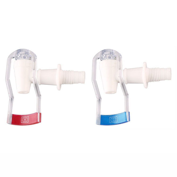 Most popular wholesale high quality    Red blue water dispenser plastic faucet water dispenser parts