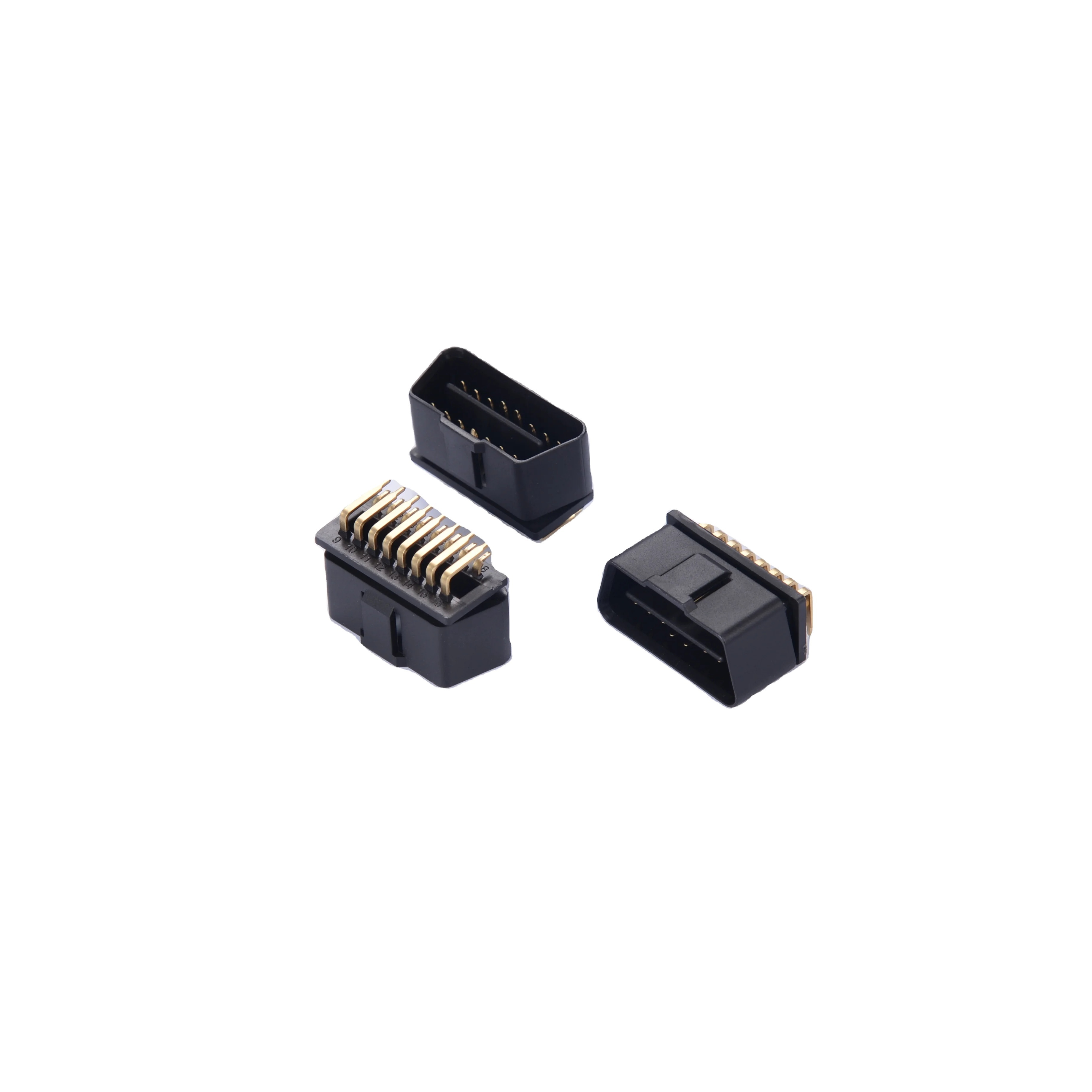 obd2 male bay pin connector for J1962 automotive diagnostic test equipment connector