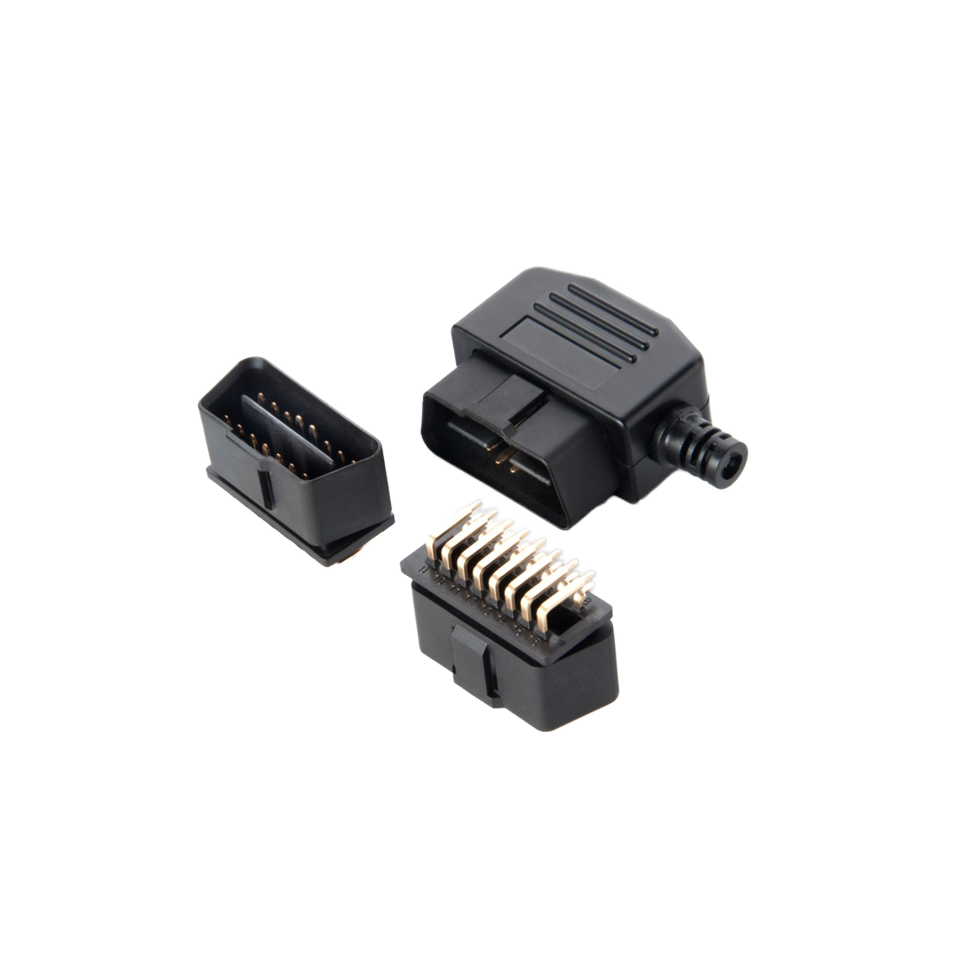 obd2 male bay pin connector for J1962 automotive diagnostic test equipment connector