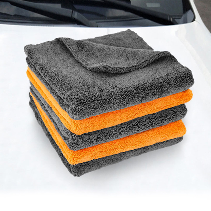 Soft Car Window Care Microfiber Wax Polishing Detailing Towel Car Cleaning Wash Traceless Cloth Kitchen Cleaner