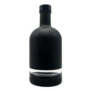 matte black 1000ml alcoholic tequila beverage mini frosted vodka glass spirit bottle 750 ml 700ml guala cap