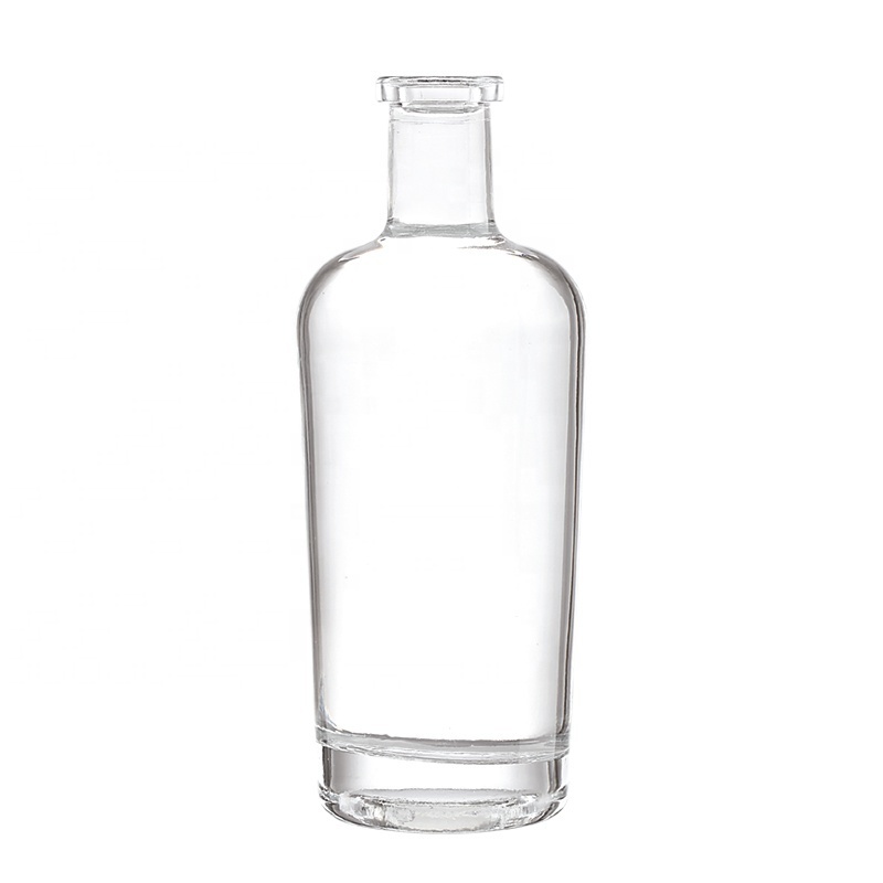 New design liquor bottle 750ml wines and spirits alcohol glass bottle