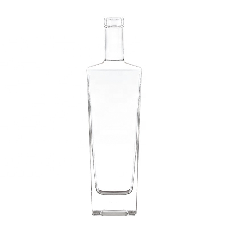 New design liquor bottle 750ml wines and spirits alcohol glass bottle