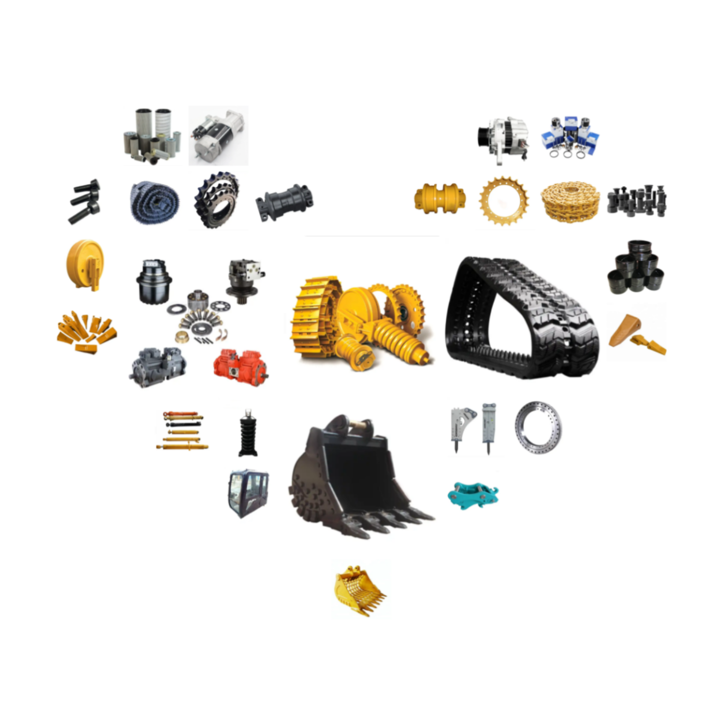 High quality for Komatsu Caterpillar Kobelco Hitachi SANY excavator parts Construction machinery parts