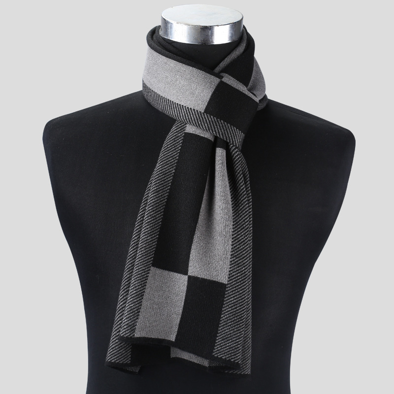 Wholesale High Quality Men Business Pure Cashmere Scarf Pashmina Scarves Manufacturers Shawls For Men