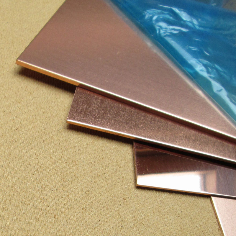 China Hot Sale 4X8 Red Sheets Customized 99.9% Pure Bronze / Brass T2 Copper Cathode Thick Sheet Plate