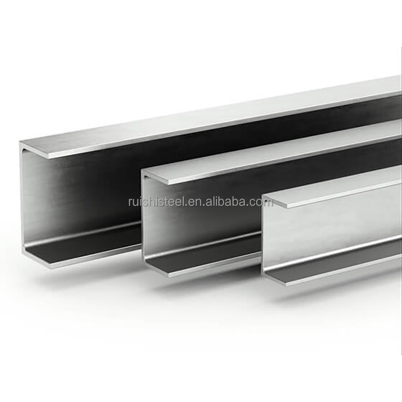 316L Stainless Steel U Channel Profile U Beam Structural Steel C Channel with ASTM Standard 904L Grade Building Materials